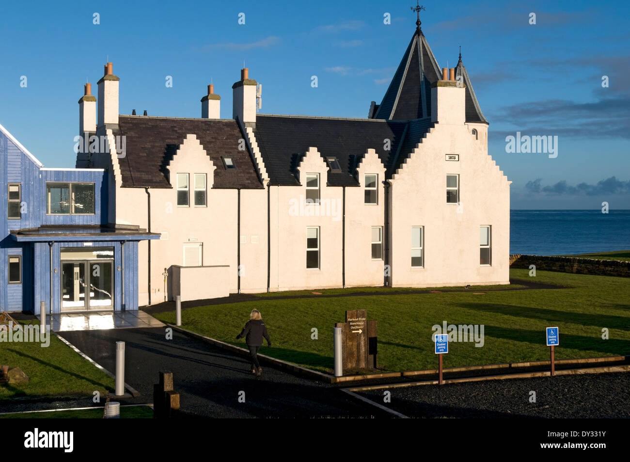 Das renovierte (2013)-Hotel in John o' Groats, Caithness, Schottland, UK Stockfoto
