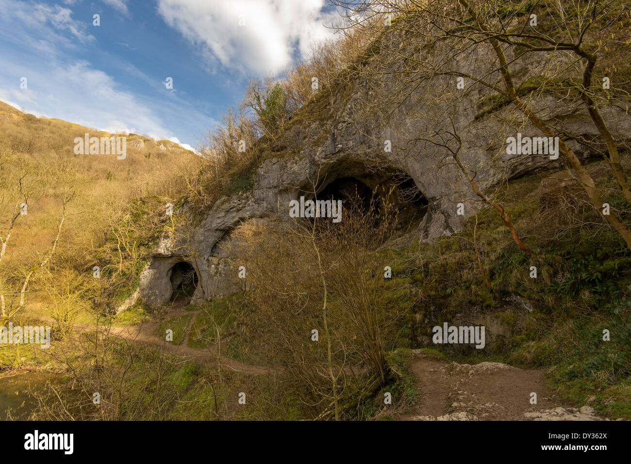 Die Taube Löcher Milldale Stockfoto