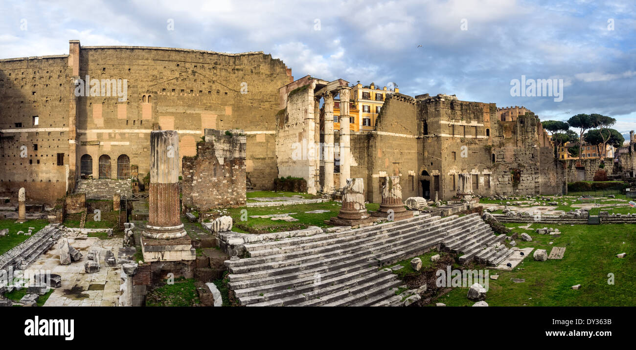 Augustus Forum im antiken Rom, Italien Stockfoto