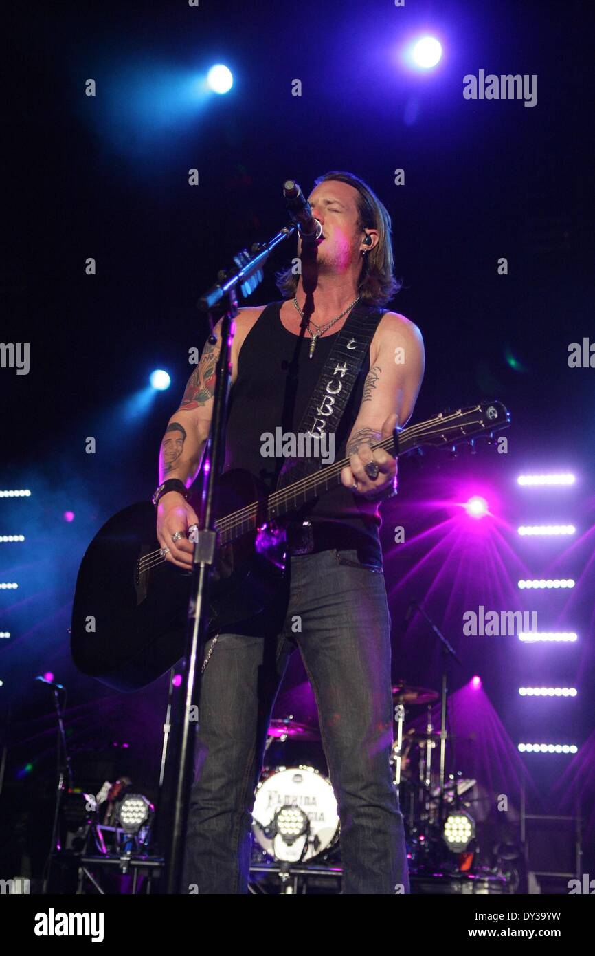 Las Vegas, NV, USA. 4. April 2014. Tyler Hubbard, Florida Georgia Line The LINQ in Anwesenheit für 2nd Annual ACM-Party für ein Ursache-Festival - Fr, Las Vegas, NV 4. April 2014. Bildnachweis: James Atoa/Everett Collection/Alamy Live-Nachrichten Stockfoto