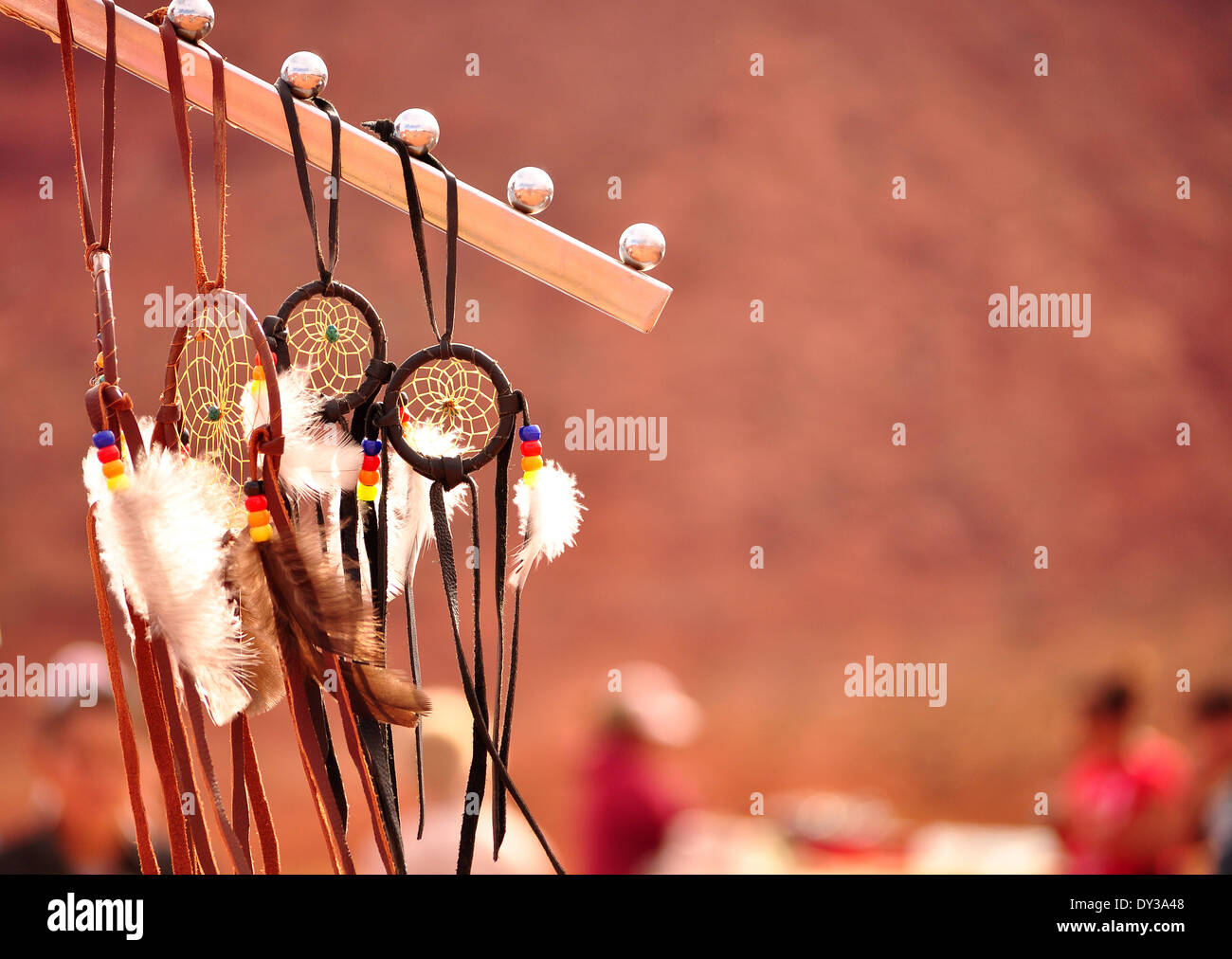 Native Navajo Dreamcatcher Monument Valley Stockfoto