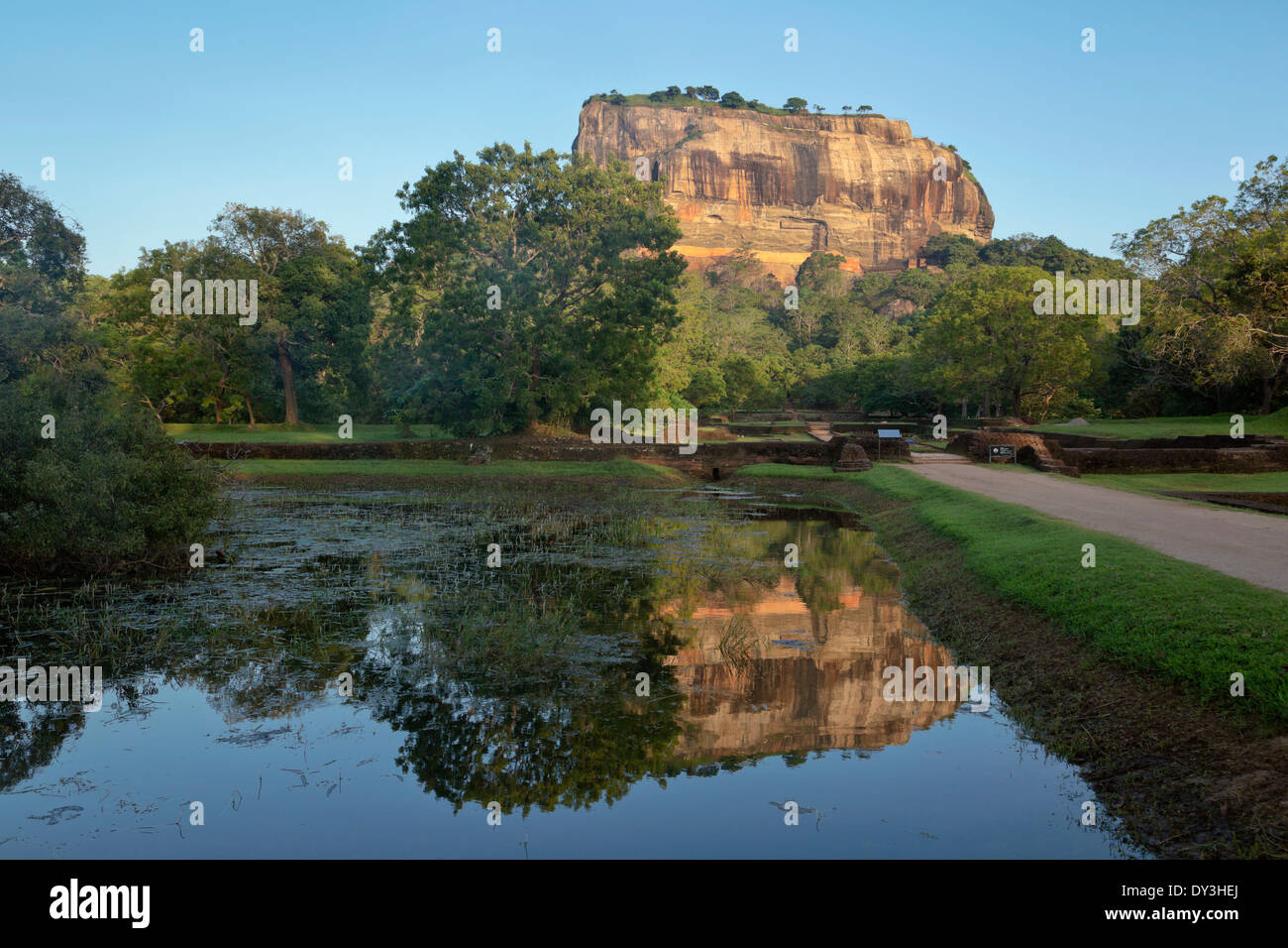 Sigiriya, Sri Lanka. Sigiriya-Felsen Stockfoto