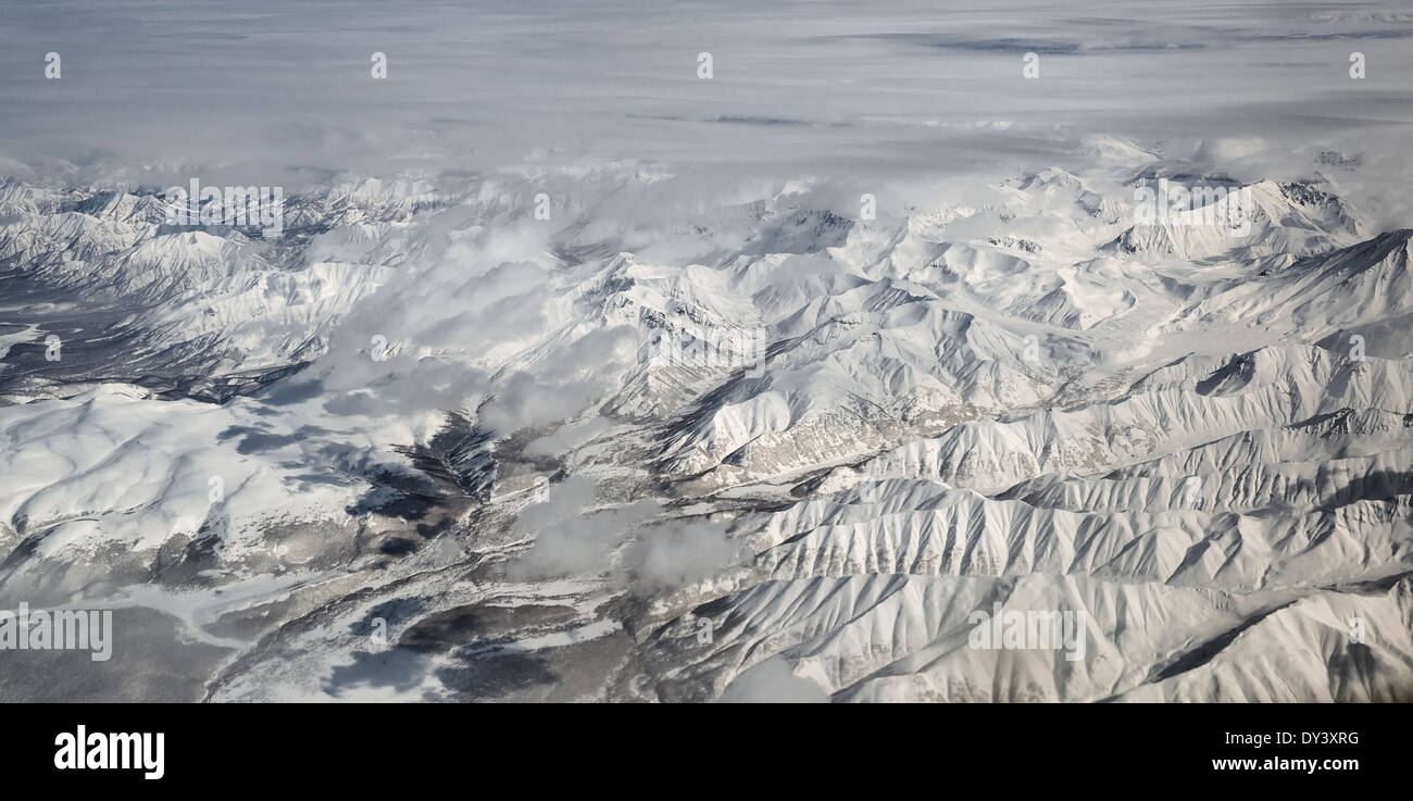 Mountain Range von Kamtschatka Stockfoto
