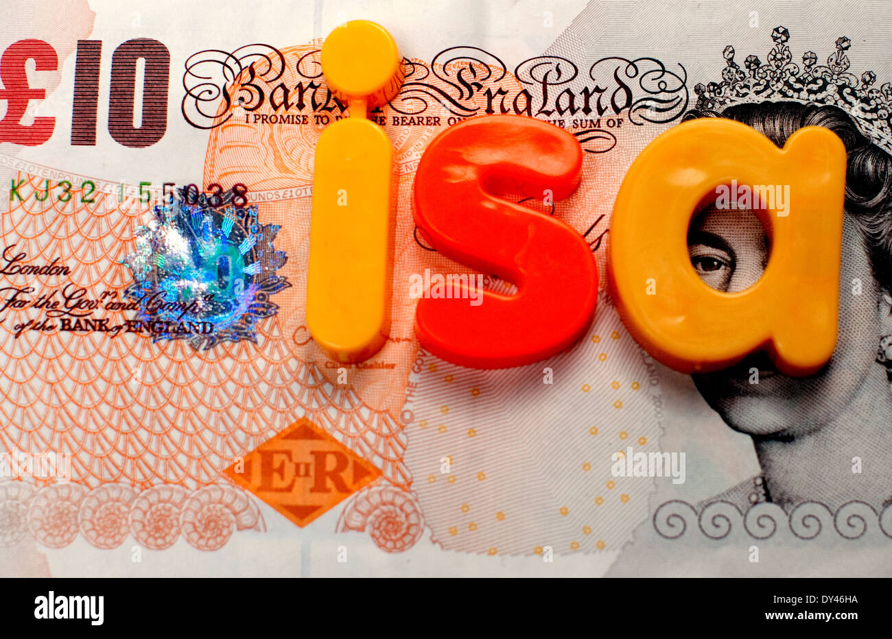 Individuelle Sparkonto oder ISA sind steuerfrei bis zu einem jährlichen Grenze, London Stockfoto
