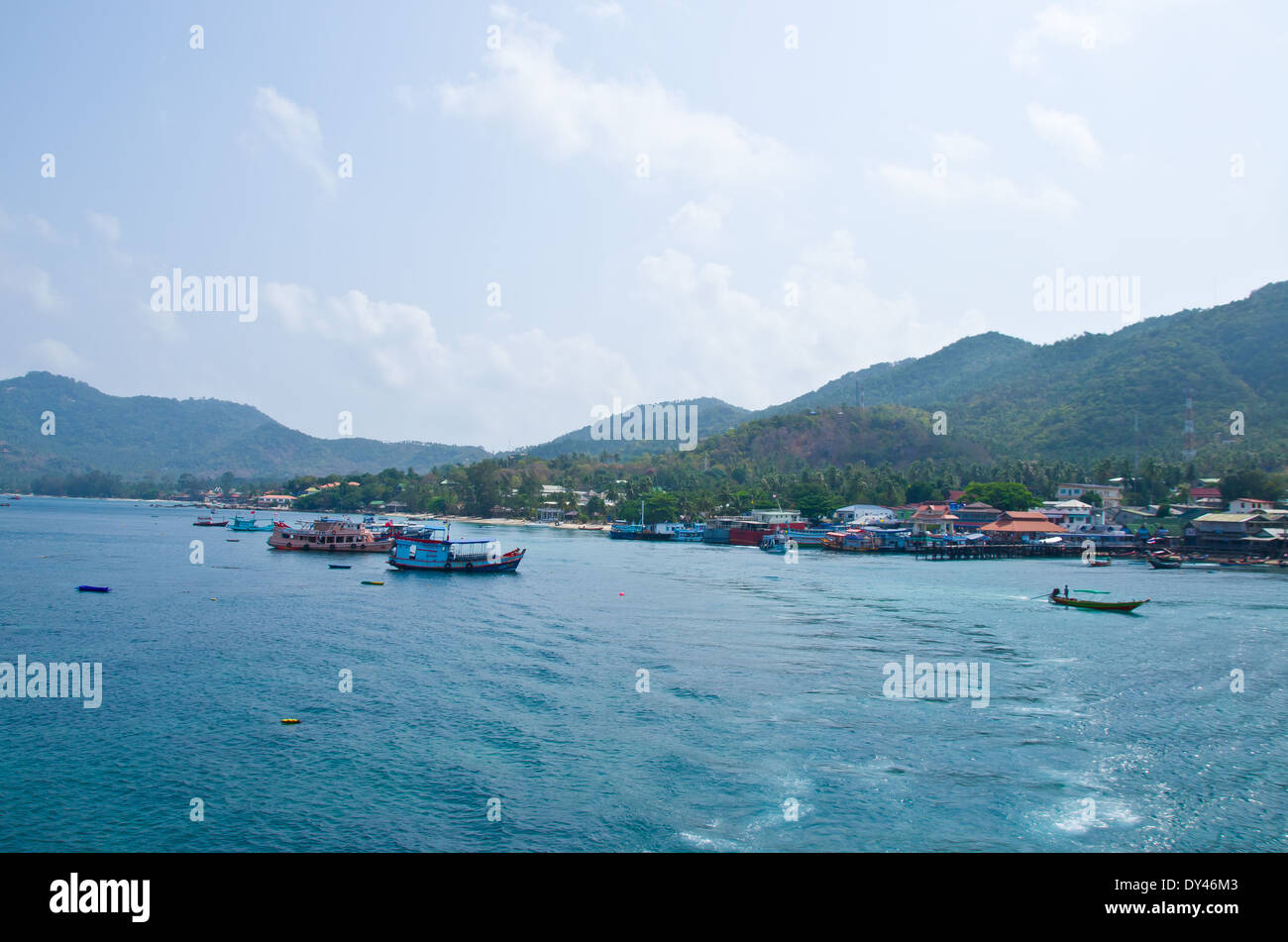 KOH TAO Strand und Insel in Thailand Stockfoto