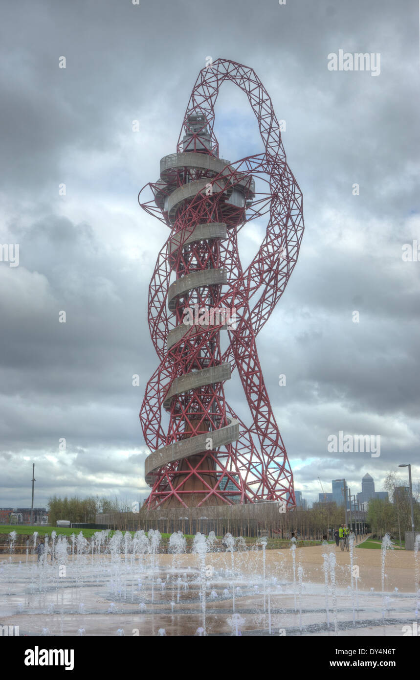 Mittal Orbit im Olympiapark London Stockfoto