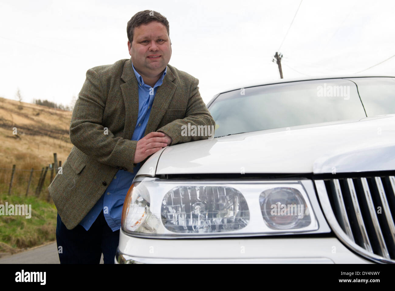 Gewinner des ITV Britain Got Talent britische Tenor Paul Potts. Stockfoto