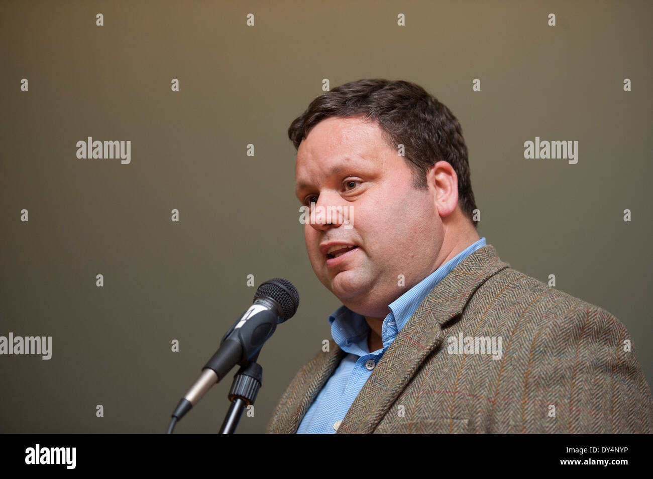 Gewinner des ITV Britain Got Talent britische Tenor Paul Potts. Stockfoto