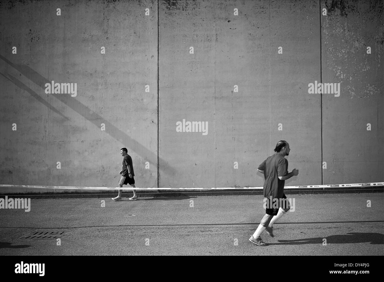 Italien, Mailand, Bollate Gefängnis, Vivicittà marathon Stockfoto