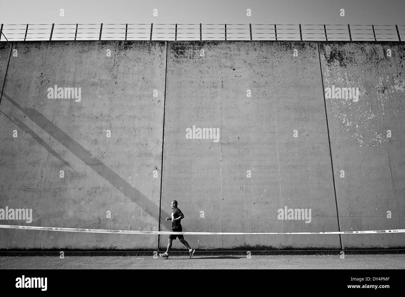 Italien, Mailand, Bollate Gefängnis, Vivicittà marathon Stockfoto