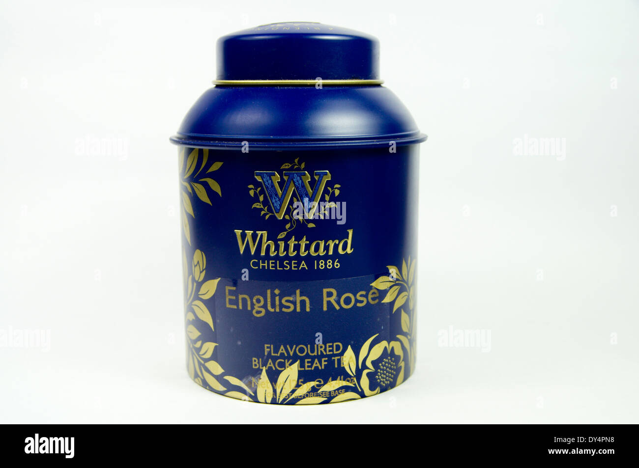 Wittard Englisch stieg Tea Caddy. Stockfoto