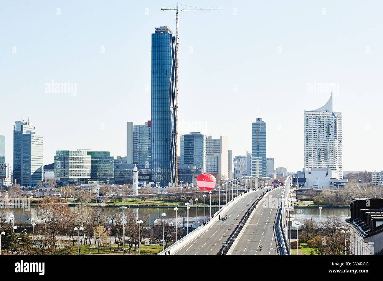 Wolkenkratzer, Wien, Österreich Stockfoto