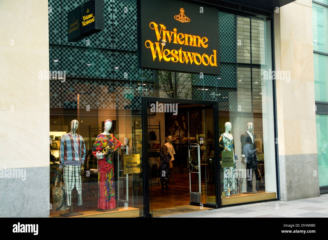 Vivienne Westwood-Shop, St. Davids Centre, Cardiff. Stockfoto