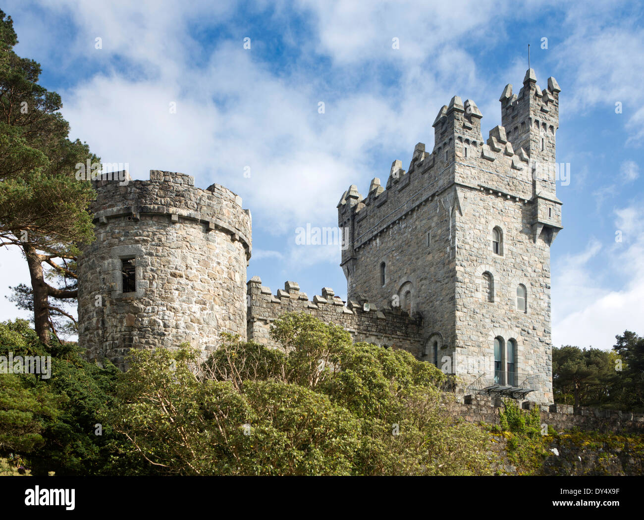Irland, Co. Donegal, Glenveagh Castle Stockfoto