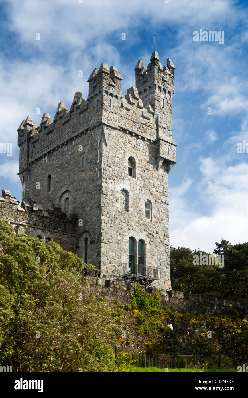 Irland, Co. Donegal, Glenveagh Castle Stockfoto