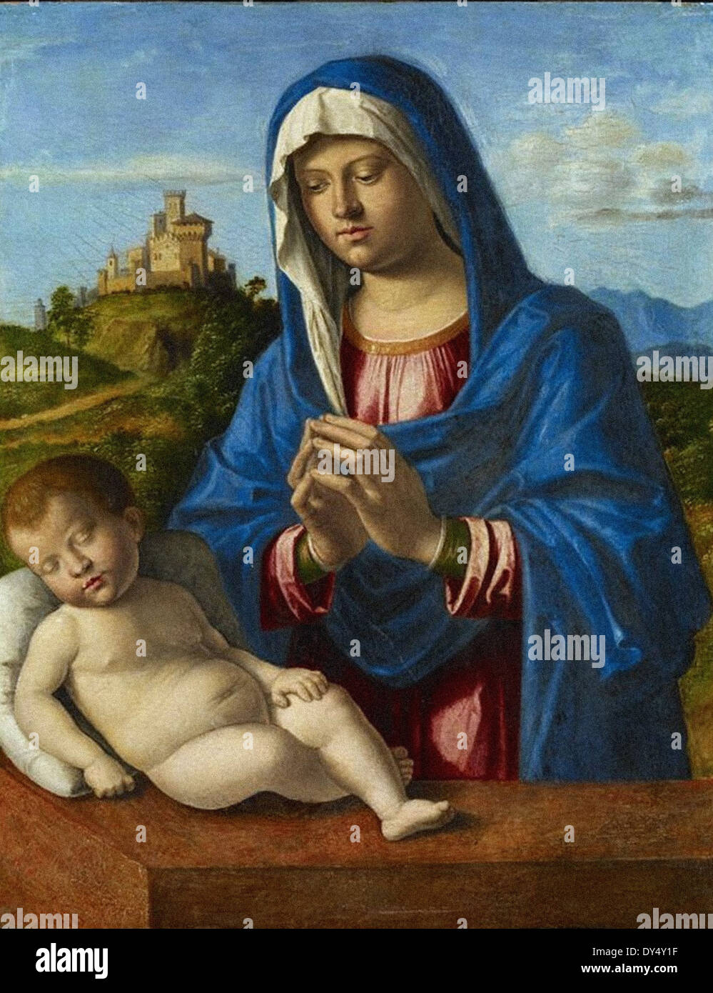 Giovanni Battista Cima da Conegliano Madonna mit Kind Stockfoto