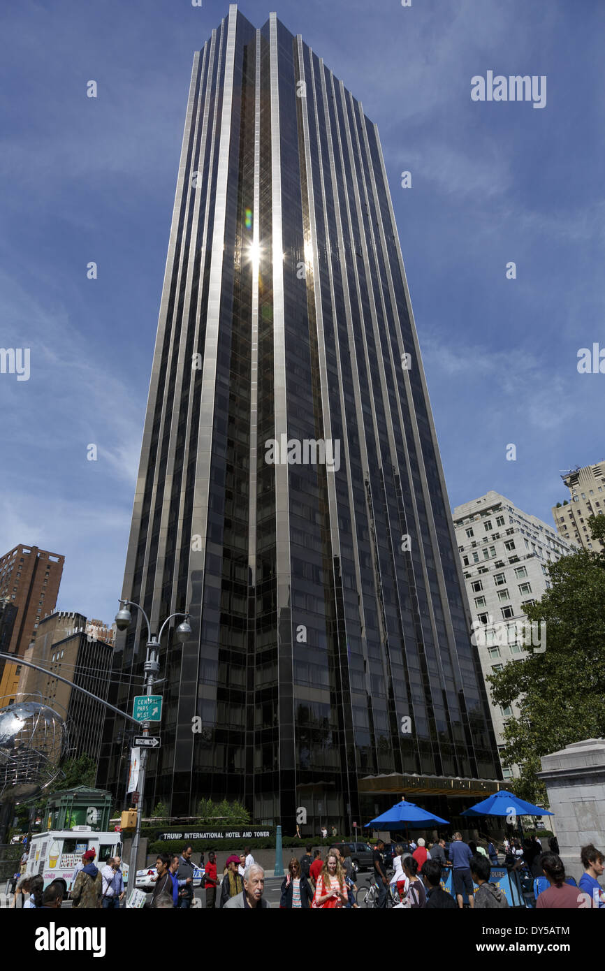 Trump International Hotel and Tower New York Wolkenkratzer Stockfoto