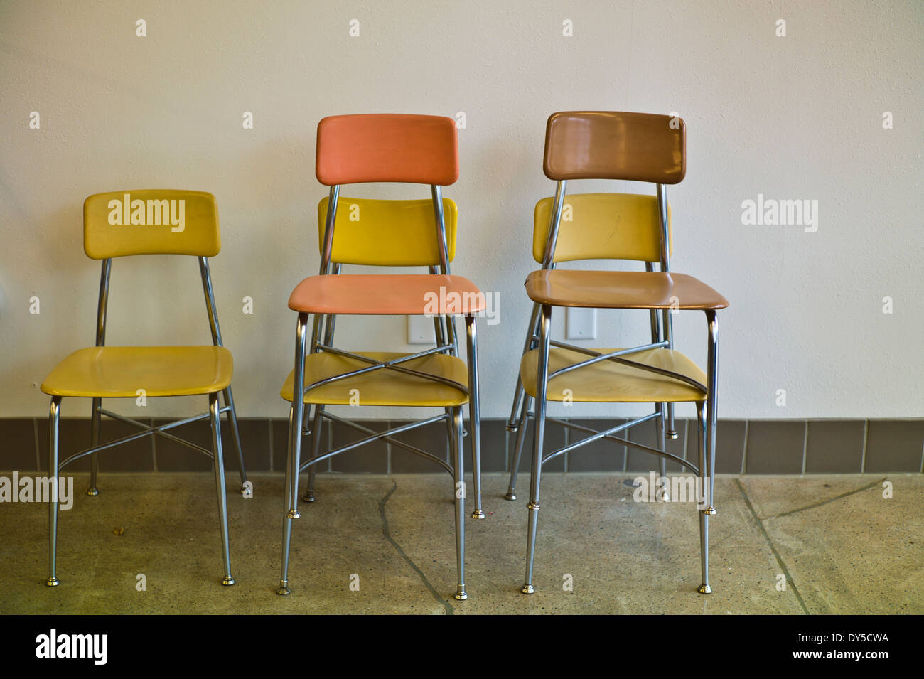 USA, North Dakota, Fargo, Plains Art Museum, Atelier, detail Stockfoto