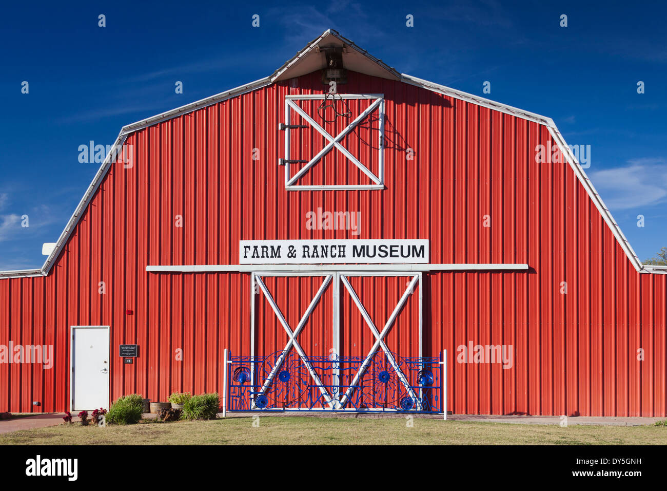 USA, Oklahoma, Elk City, Farm und Ranch Museum, Scheune Stockfoto