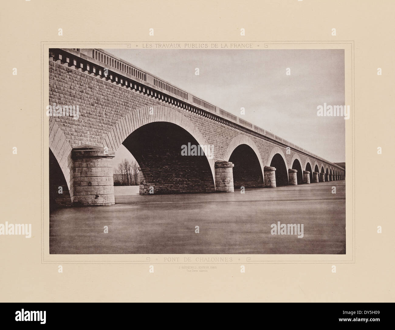 Pont de Chalonnes Stockfoto