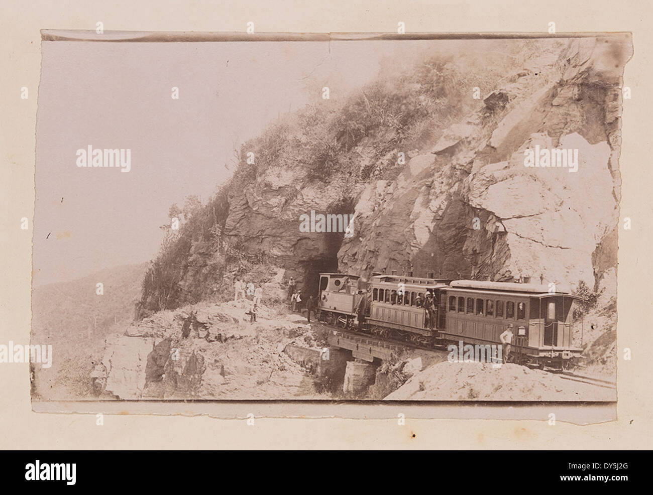 [Tunnel 6, Boqueron Pass, La Guaira-Caracas-Bahn] Stockfoto