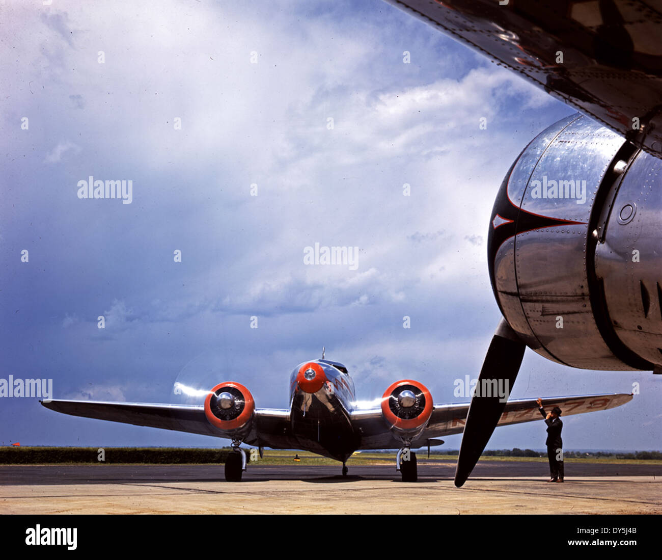 [Lockheed 12A Electra Junior] Stockfoto