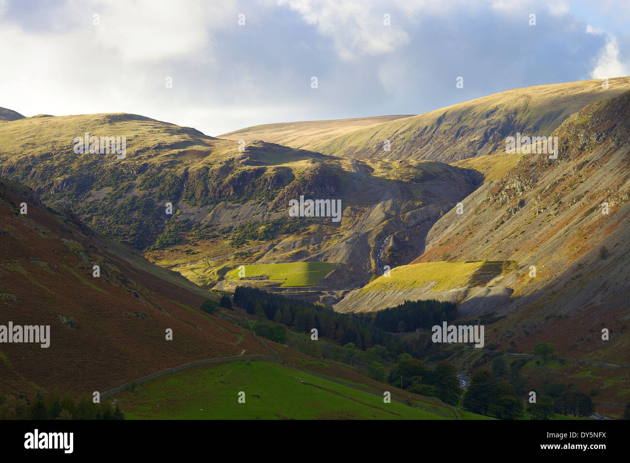 Greenside stillgelegten Minen führen Mine, Glenridding, Cumbria, England, Vereinigtes Königreich. Stockfoto