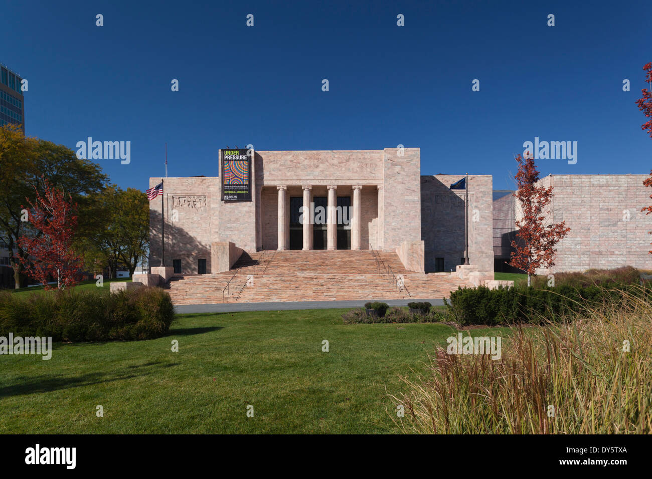 USA, Nebraska, Omaha, Joslyn Art Museum aussen Stockfoto