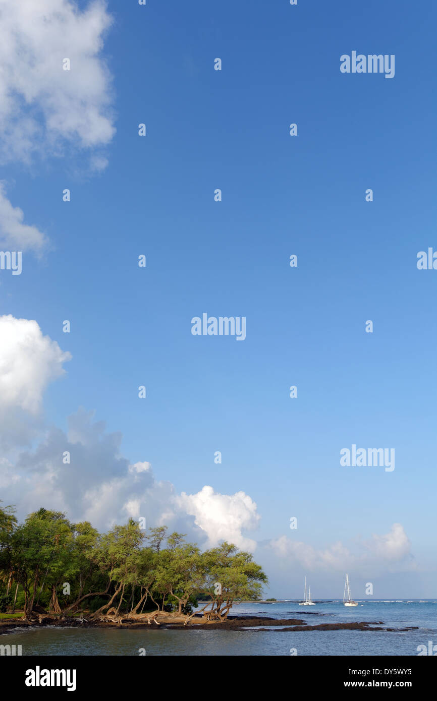 Puako Bay, Kohala Coast, Big Island, Hawaii, USA. Stockfoto
