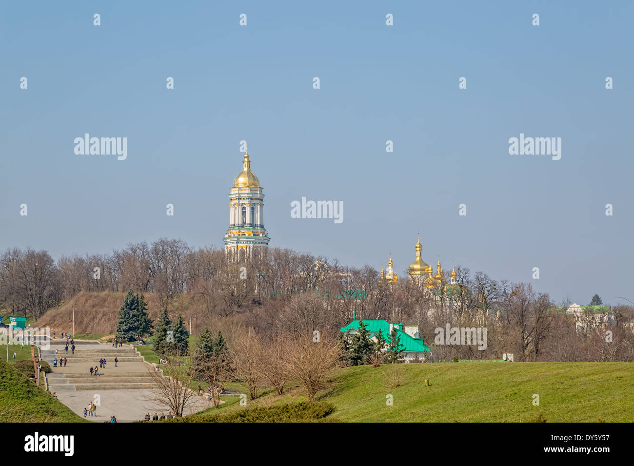 Berühmten Höhlenkloster Lawra Kloster in Kiew, Ukraine Stockfoto