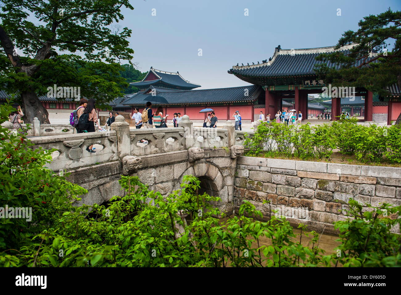 Changdeokgung Palace, UNESCO-Weltkulturerbe, Seoul, Südkorea, Asien Stockfoto