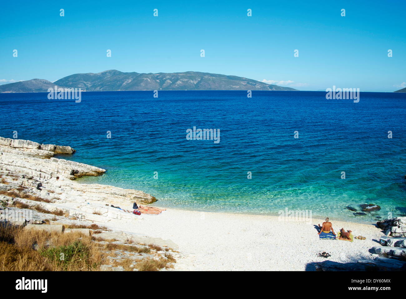 Antisamos Strand, Cephalonia, Ionische Inseln, griechische Inseln, Griechenland, Europa Stockfoto
