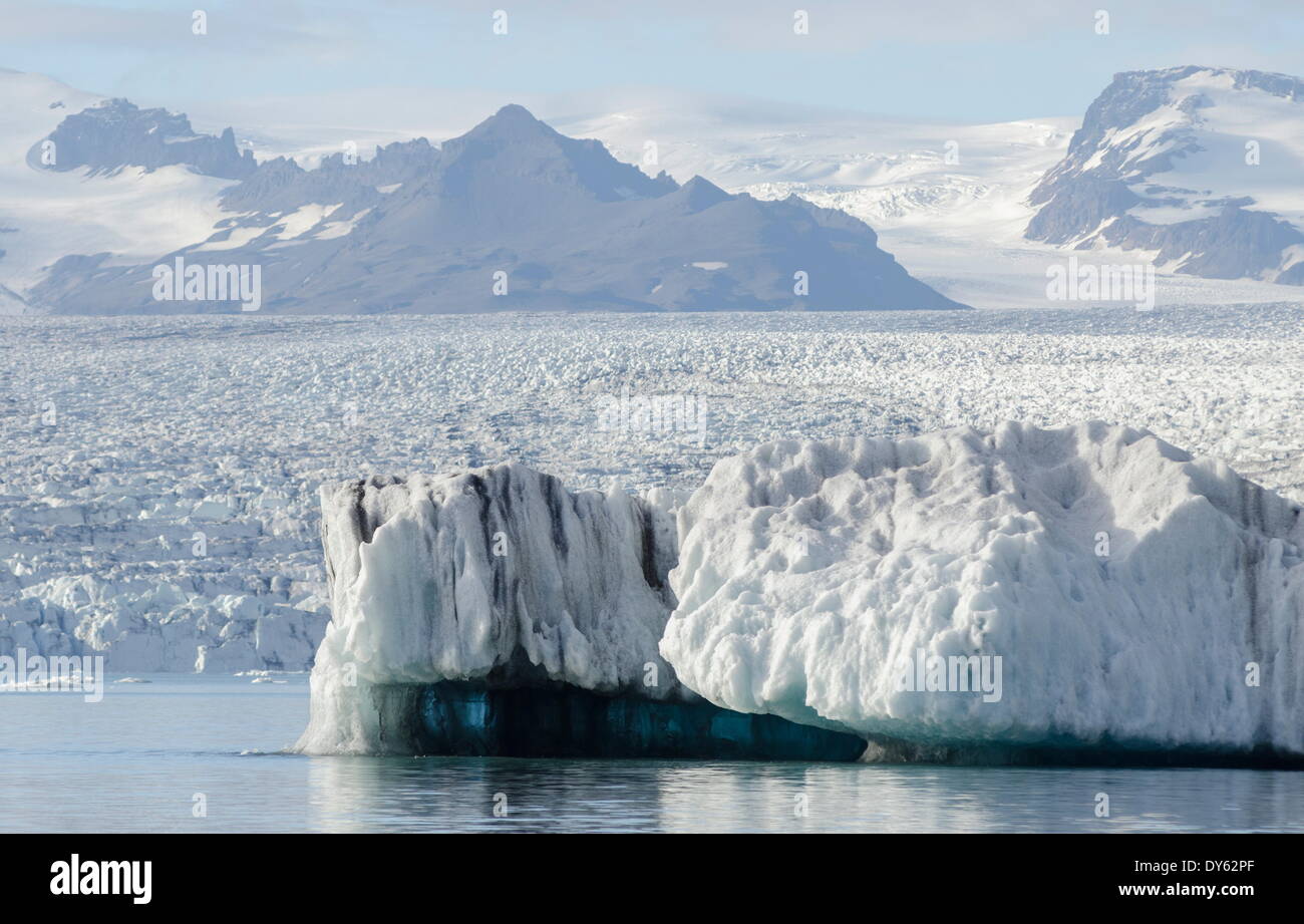 Polarregionen Gletscherlagune Jökulsárlón, Island, Stockfoto