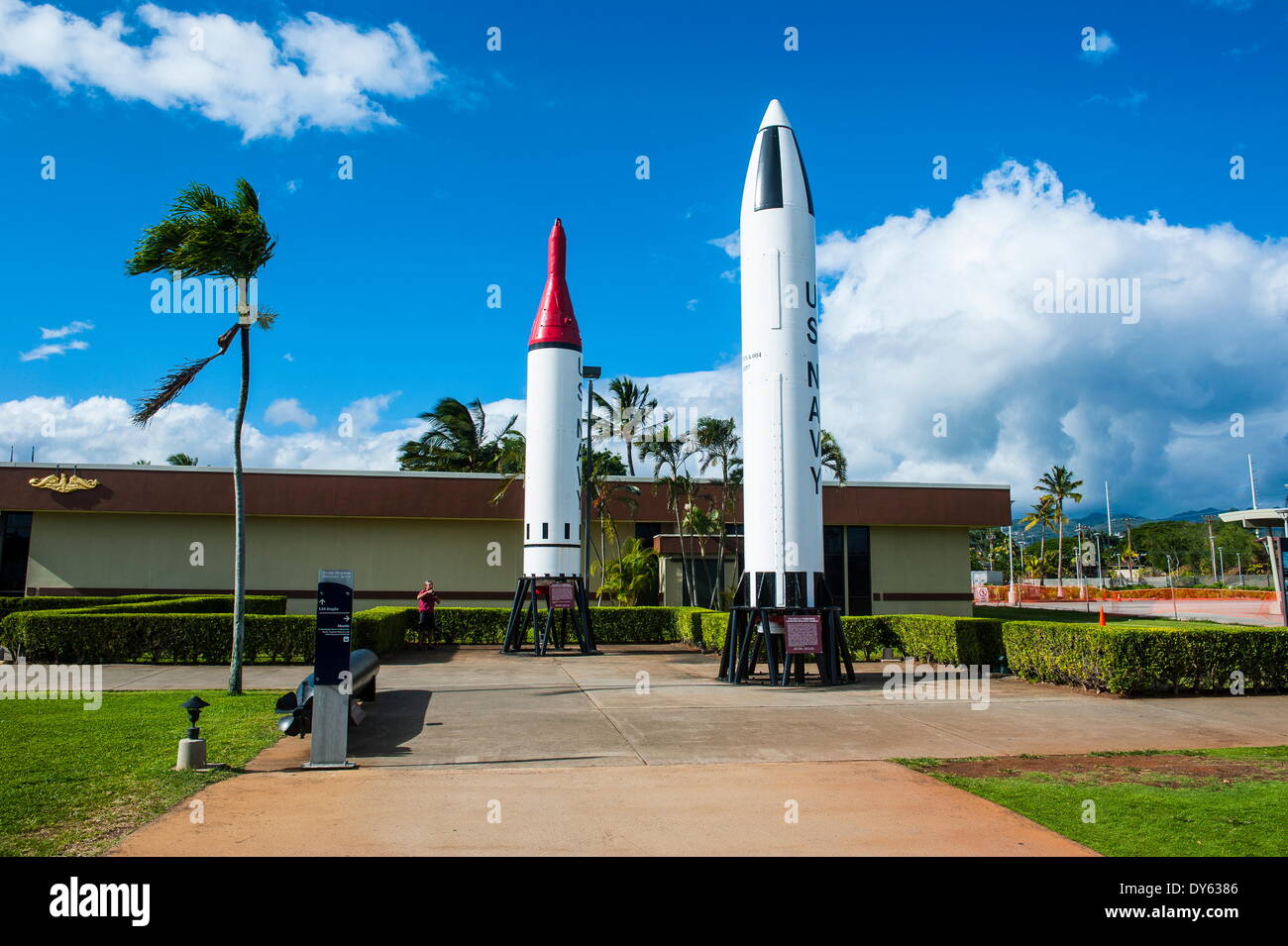 Historischen Rakete, Pearl Habour, Oahu, Hawaii, Vereinigte Staaten von Amerika, Pazifik Stockfoto