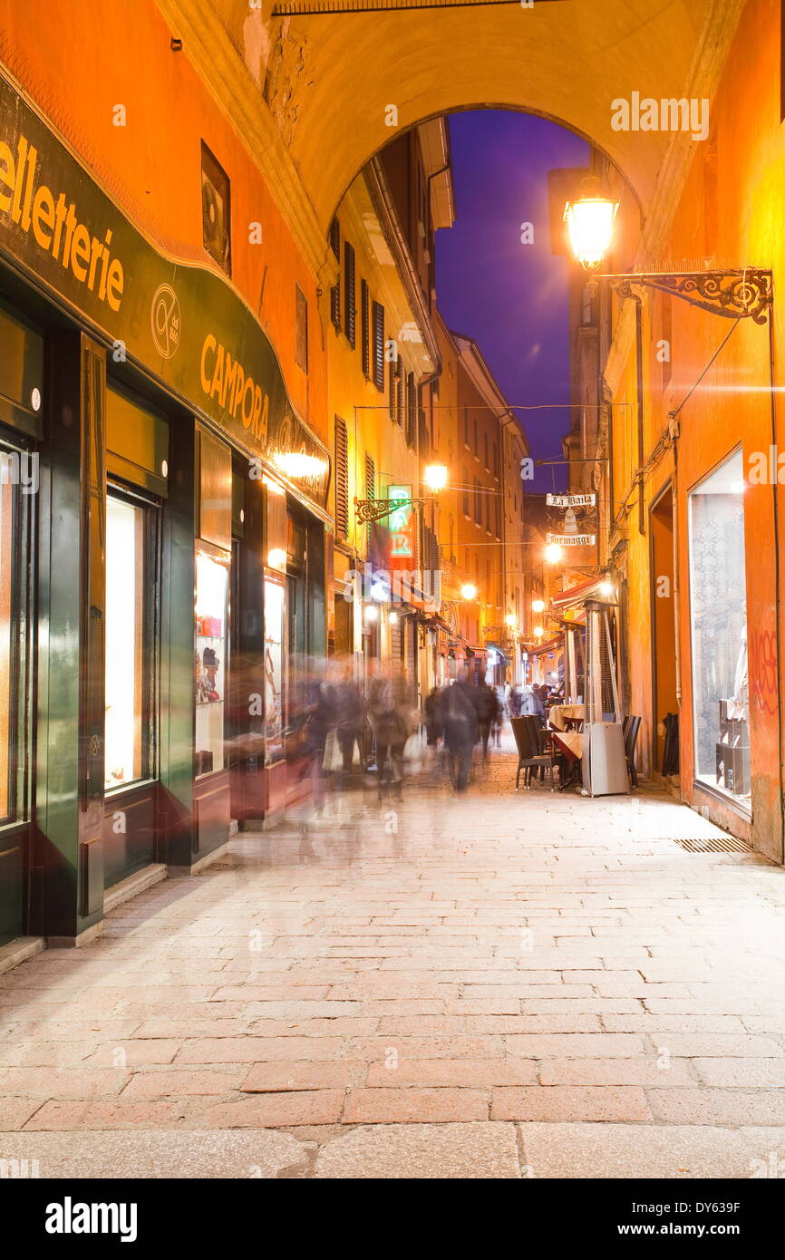 Das historische Zentrum von Bologna, UNESCO World Heritage Site, Emilia-Romagna, Italien, Europa Stockfoto