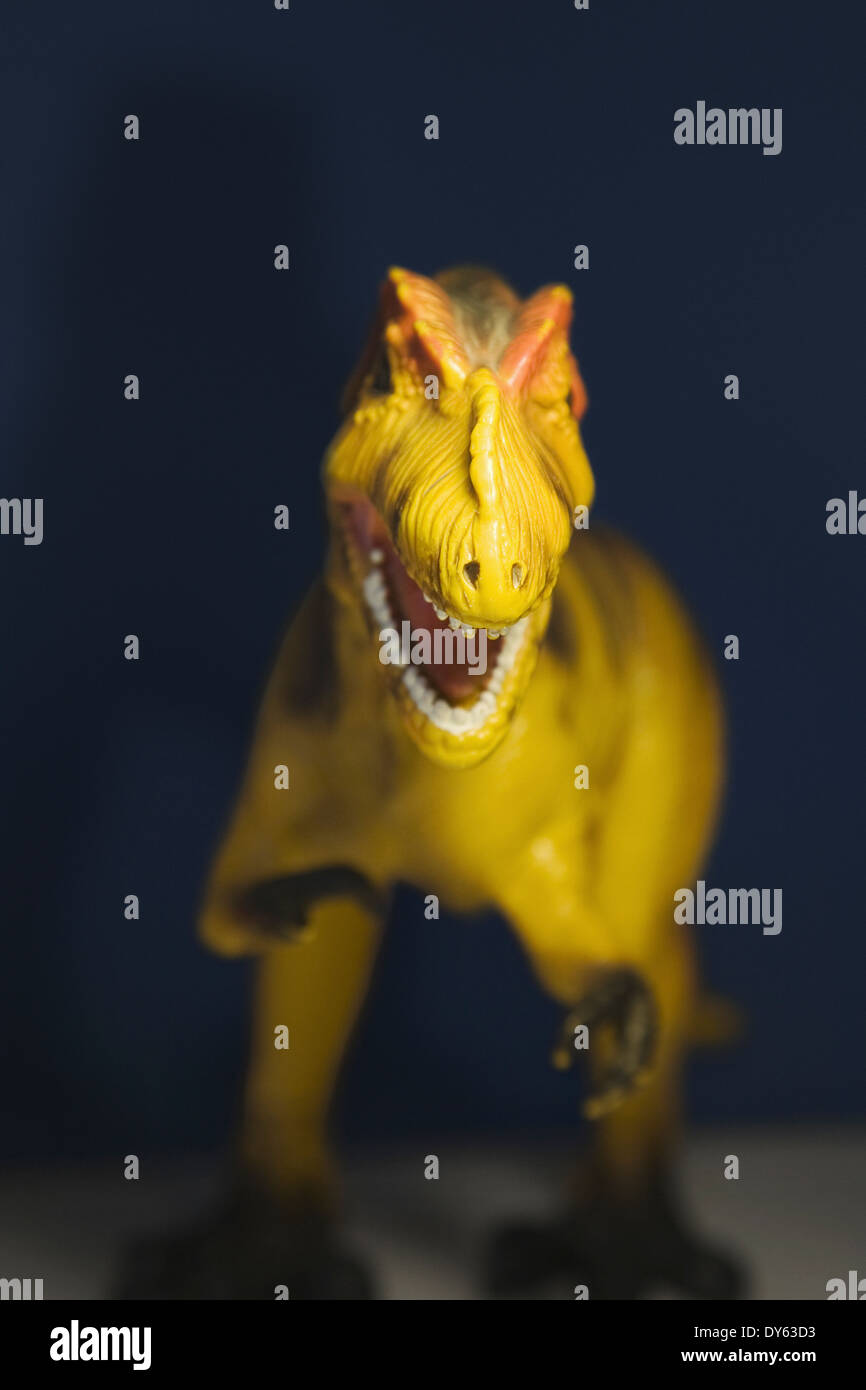 Tyrannosaurus Rex Dinosaurier Spielzeug Stockfoto