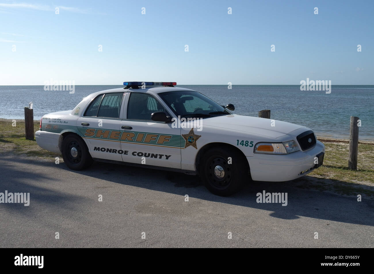 Monroe County, Florida, Sheriff Fahrzeug Stockfoto