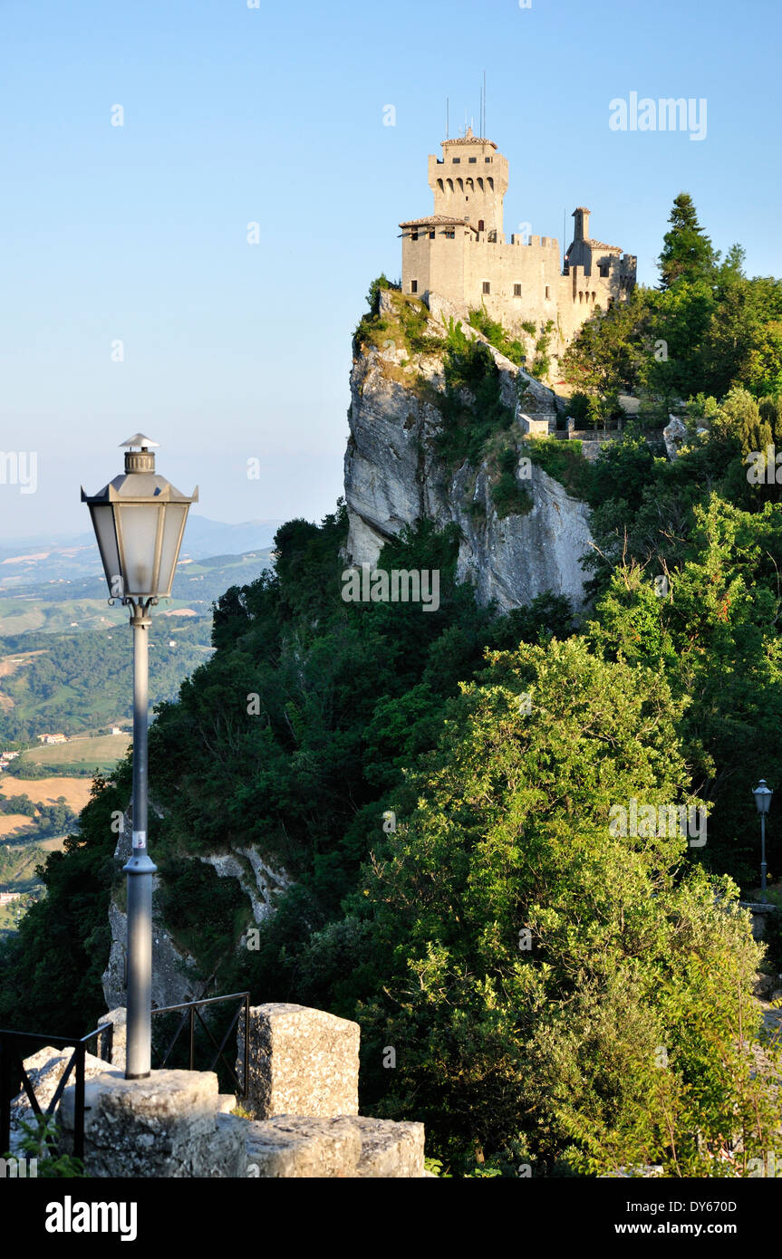 San Marino-Festung-Italien Stockfoto