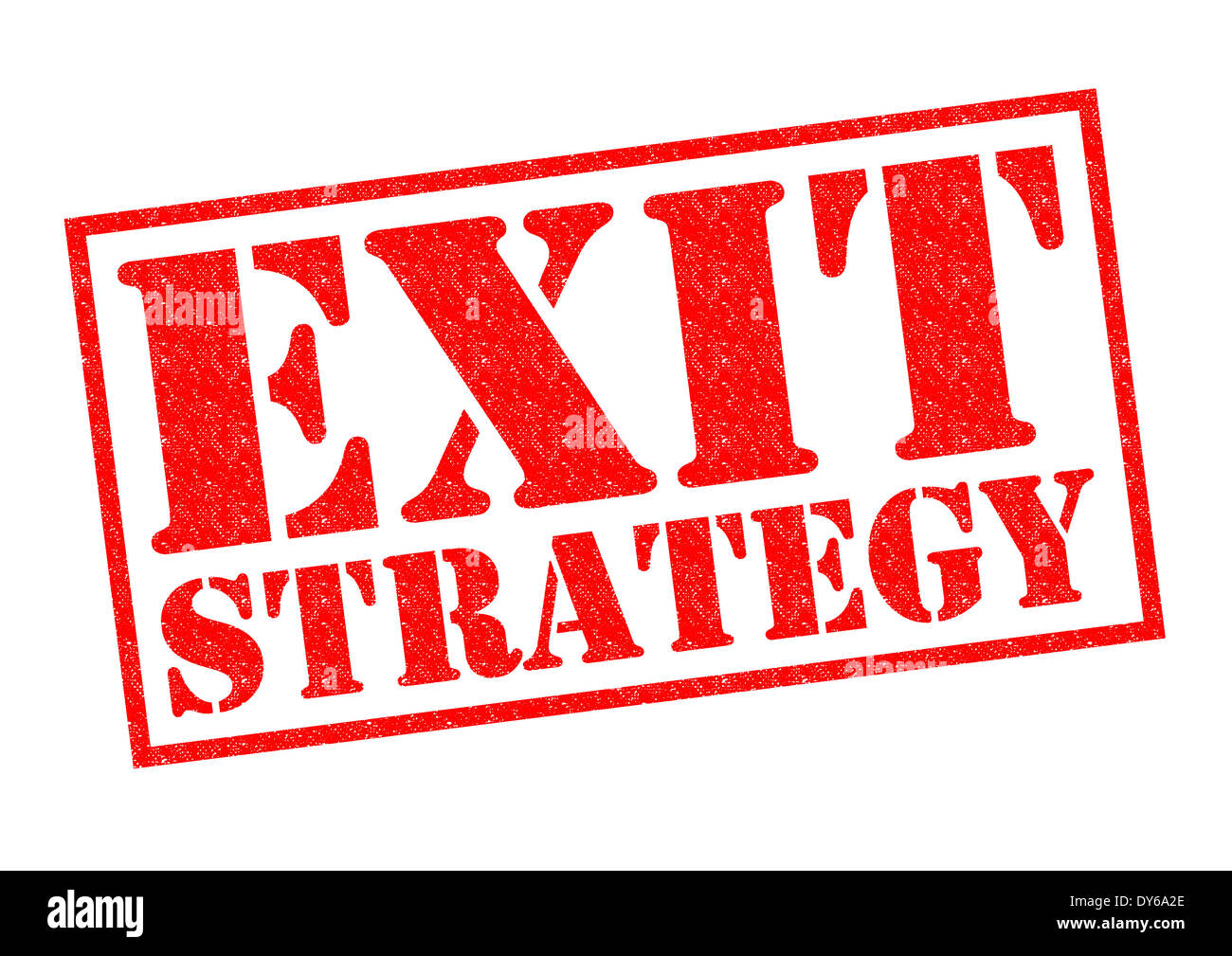 EXIT-Strategie, die roten Stempel auf einem weißen Hintergrund. Stockfoto EXIT-Strategie, die roten Stempel auf einem weißen Hintergrund. Stockfoto