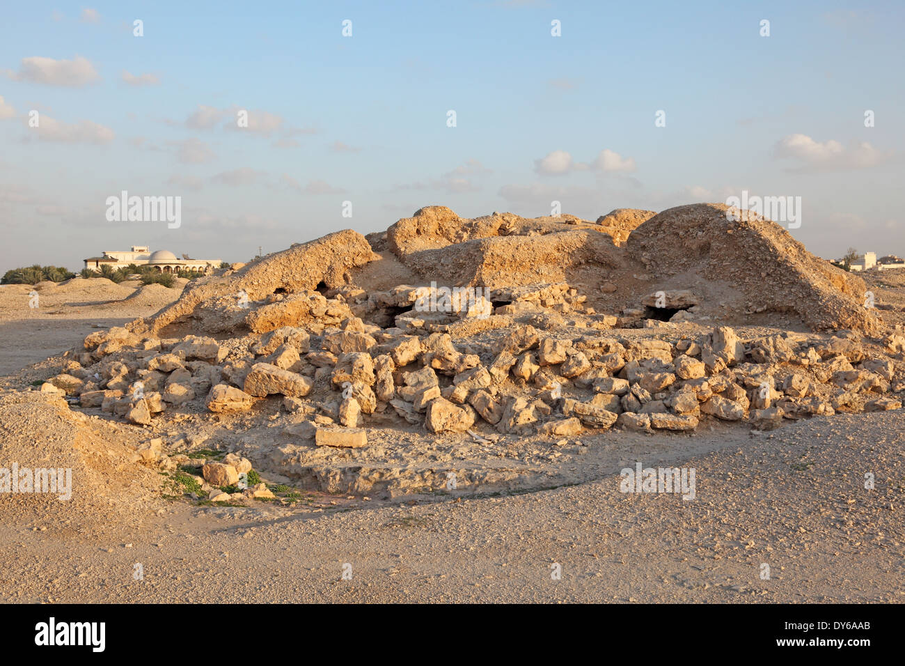 Dilmun Grabhügel in a ' Ali. Königreich von Bahrain, Naher Osten Stockfoto