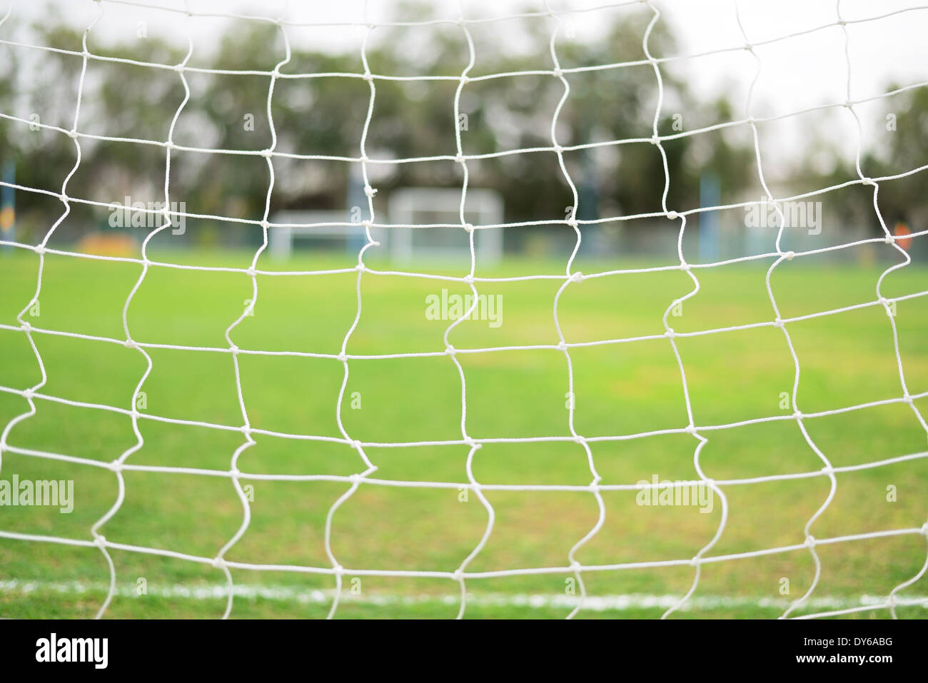 Fußball- oder Fußball Feld Stockfoto