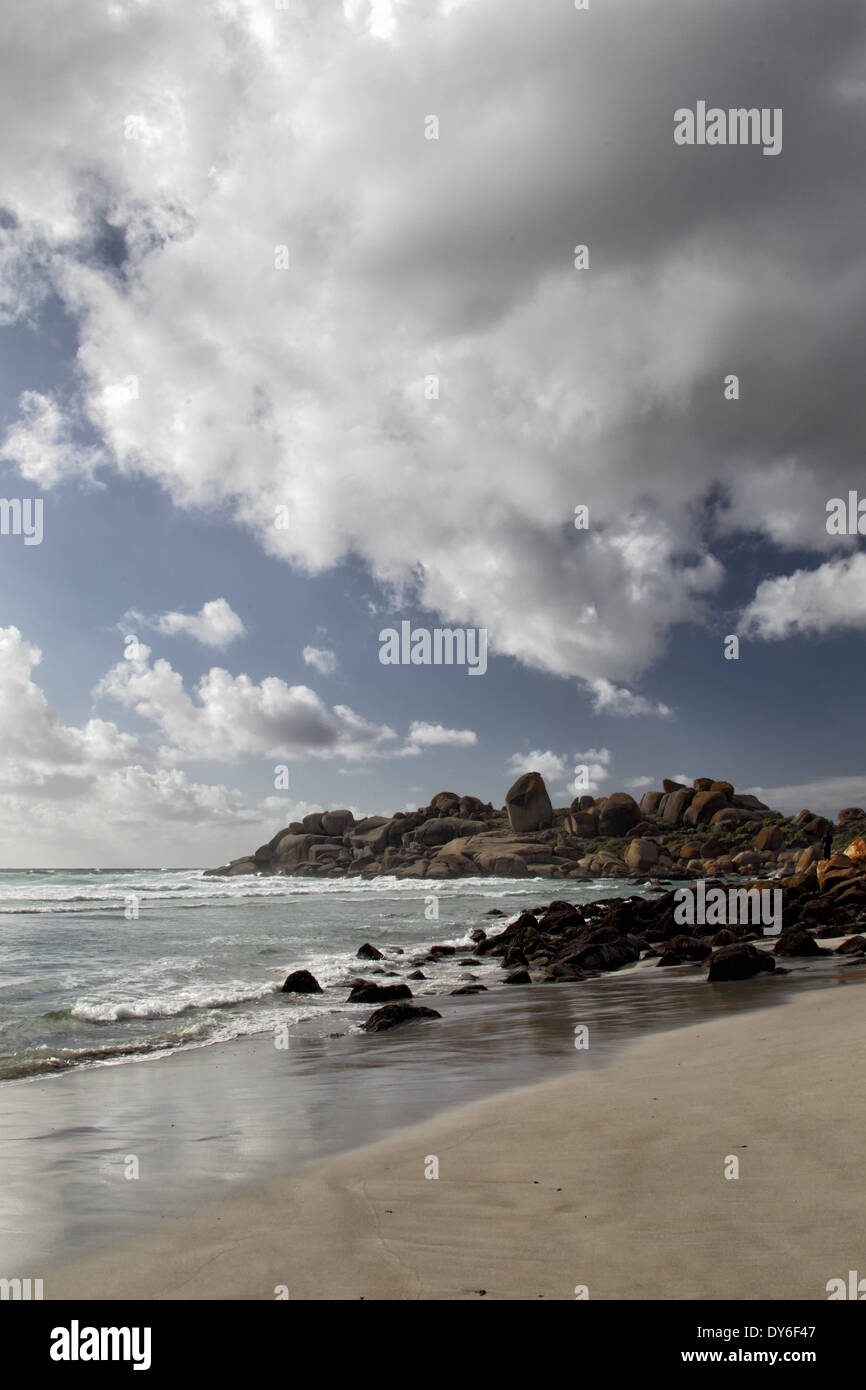 Strand von Llandudno, einem Vorort von Kapstadt, Südafrika. Stockfoto