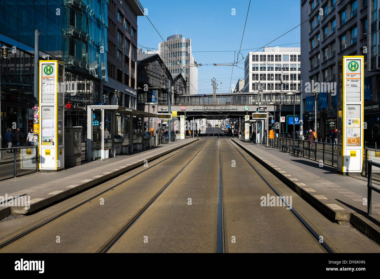 Bahnhof Friedrichstraße, Berlin, Deutschland Stockfoto