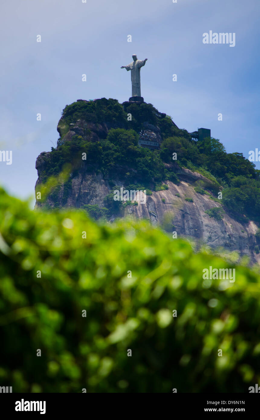 Christus, dem Erlöser, Corcovado, Rio De Janeiro, Brasilien Stockfoto