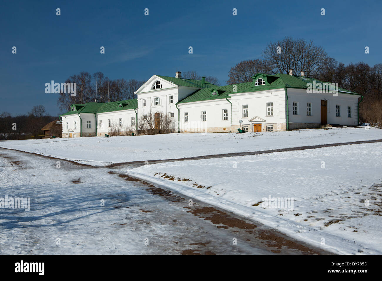 Prinz Volkonskiy Haus in Yasnaya Polyana Stockfoto