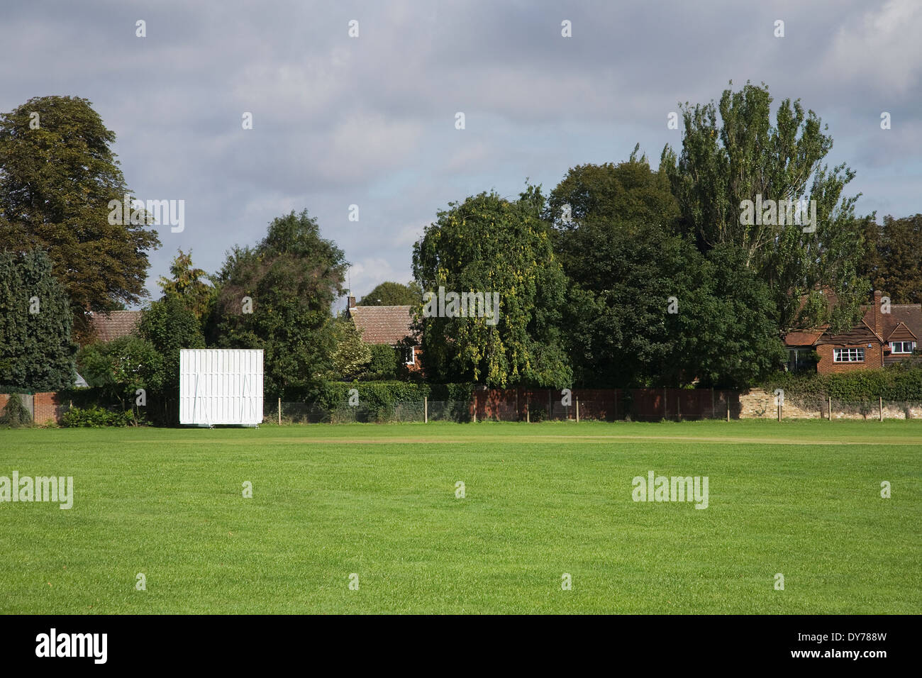 Cricket-Platz Stockfoto