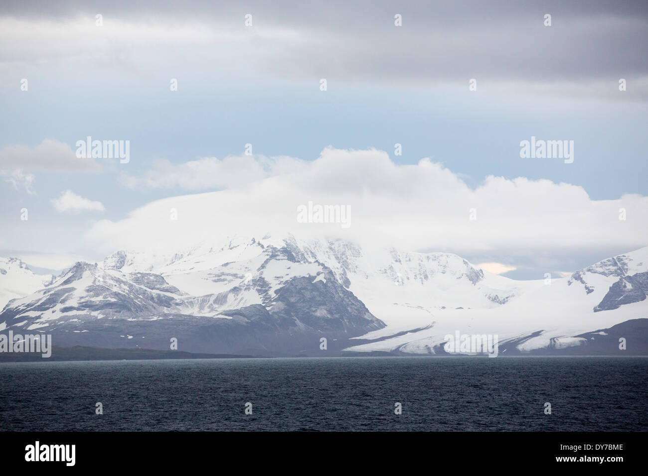 Ein Küsten Gletscher auf Südgeorgien im südlichen Ozean. In einer jüngsten Satudy 103 Küsten Gletscher auf Südgeorgien Stockfoto