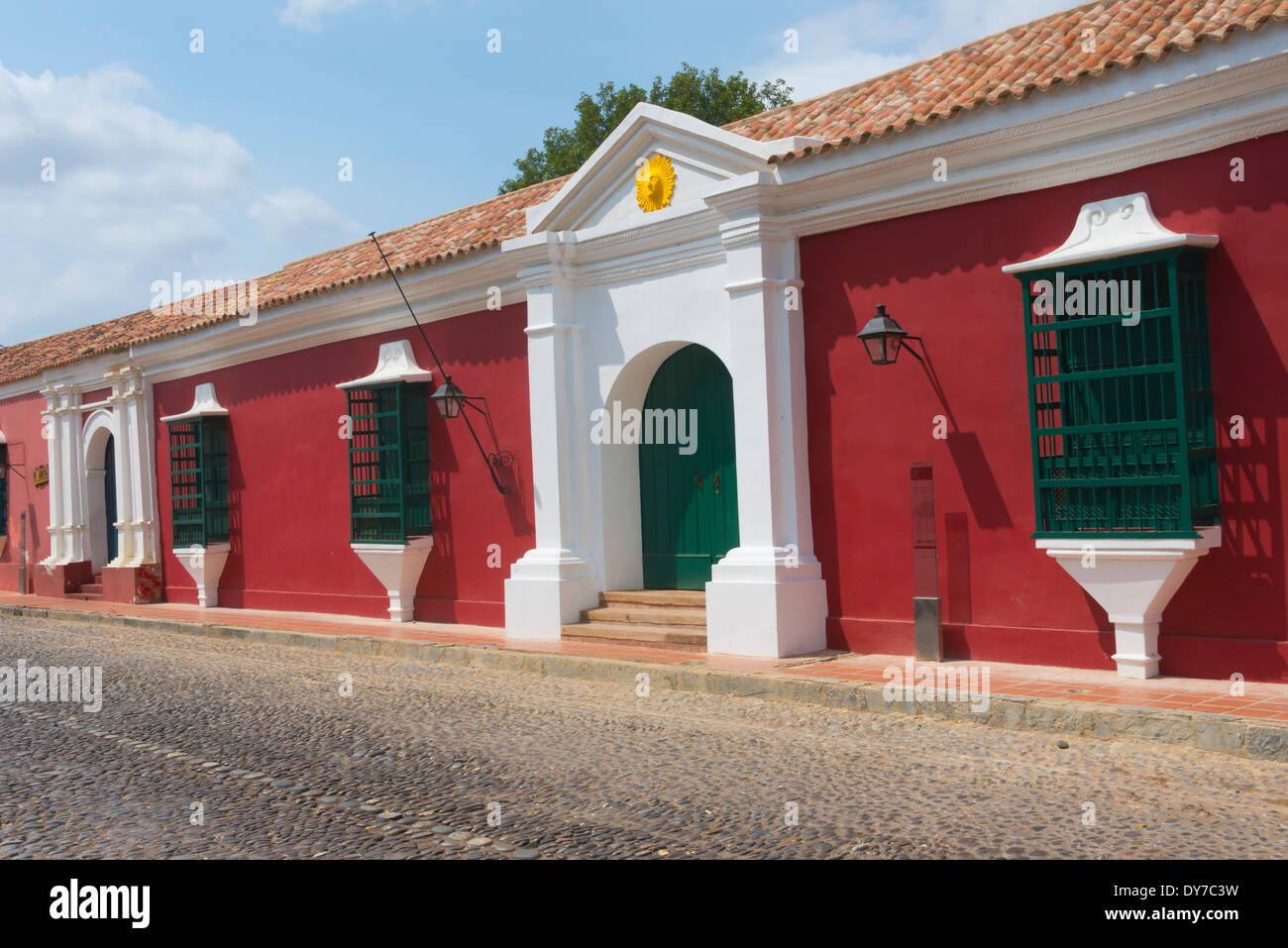Haus der Sonne, Coro (UNESCO-Weltkulturerbe), Falcon Staat, Venezuela Stockfoto