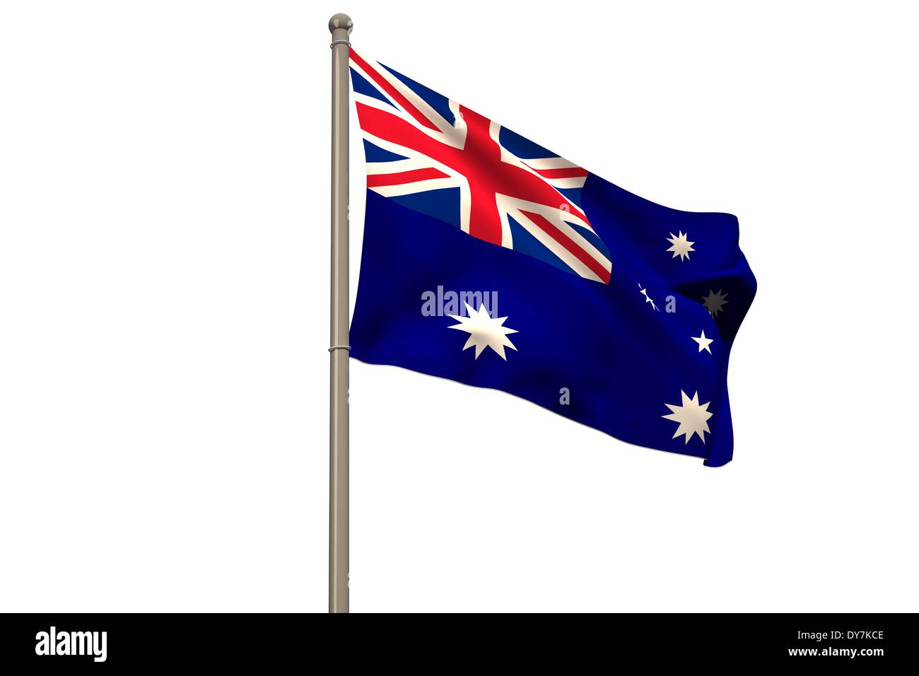 Digital erzeugte Australien Nationalflagge Stockfoto