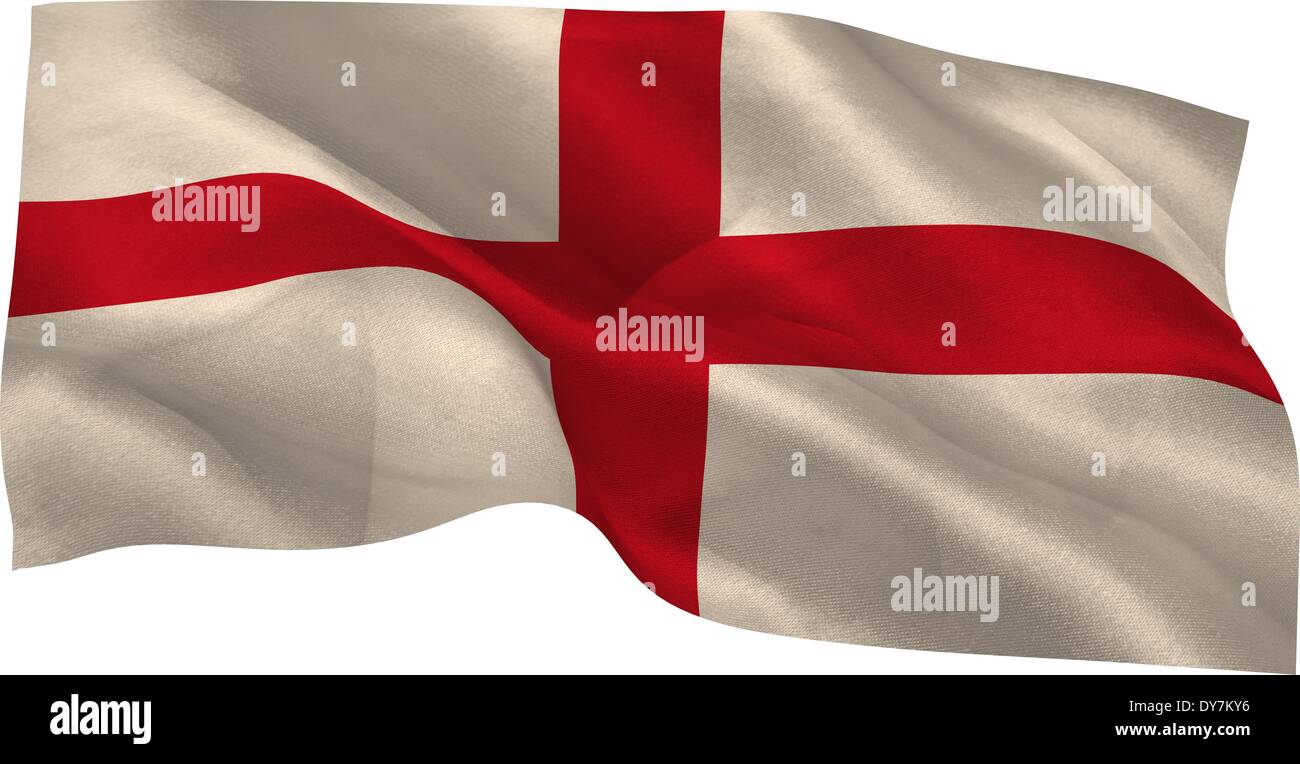 Digital erzeugte England-Nationalflagge Stockfoto